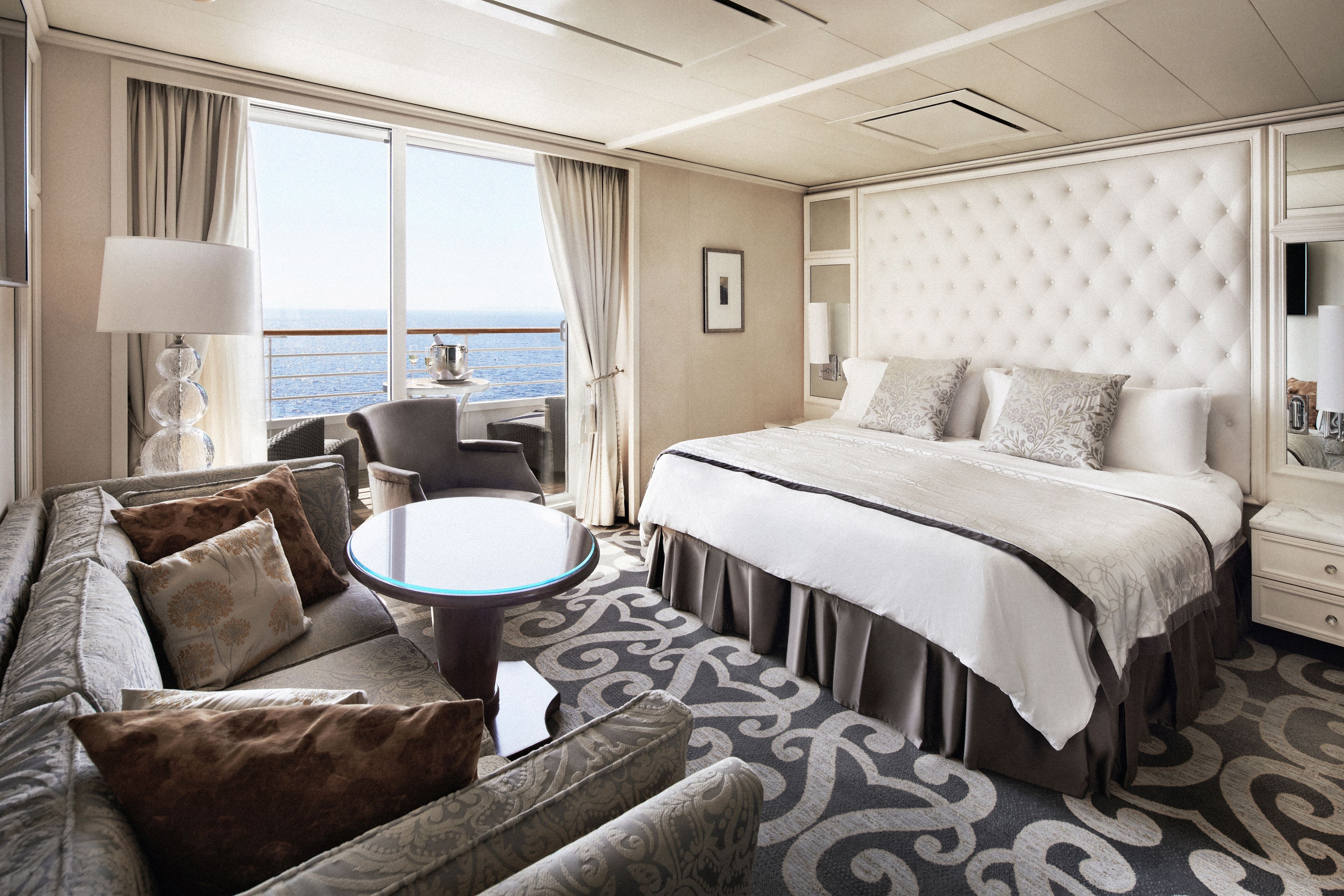 Suíte Aquamarine Deluxe do Crystal Serenity