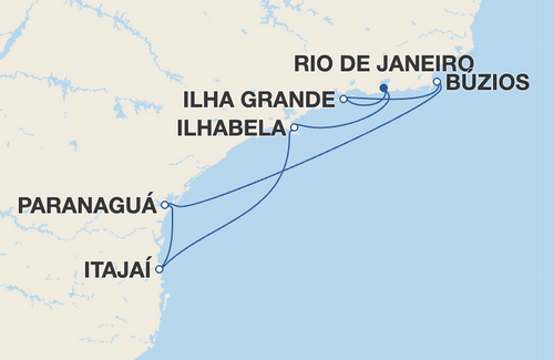 Ilha Grande, Búzios, Paranaguá, Itajaí, Ilhabela