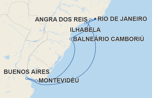 Ilhabela, Buenos Aires, Montevidéu, Balneário Camboriú, Angra dos Reis