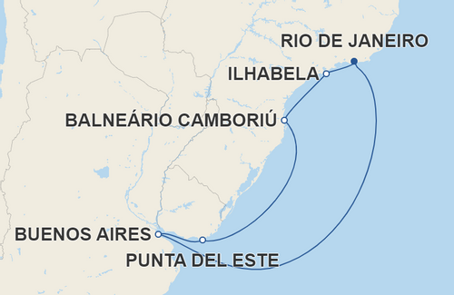 Ilhabela, Balneário Camboriú, Punta del Este, Buenos Aires