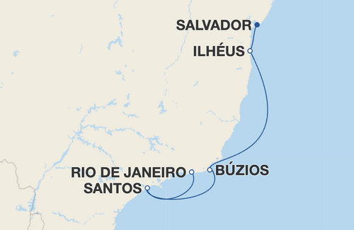 Ilhéus, Búzios, Santos