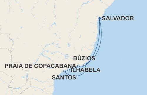 Praia de Copacabana, Ilhabela, Santos, Búzios