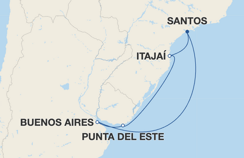 Buenos Aires, Punta del Este, Itajaí