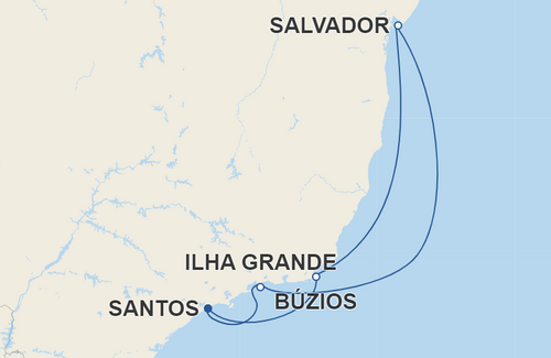 Ilha Grande, Salvador, Búzios