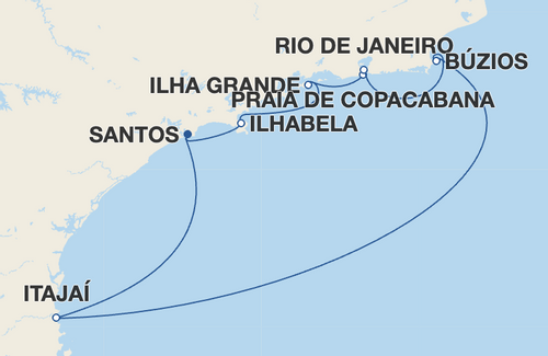 Ilhabela, Ilha Grande, Praia de Copacabana, Rio de Janeiro, Búzios, Itajaí