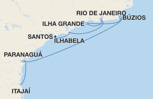 Ilhabela, Rio de Janeiro, Ilha Grande, Búzios, Paranaguá