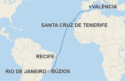 Santa Cruz de Tenerife, Recife, Búzios